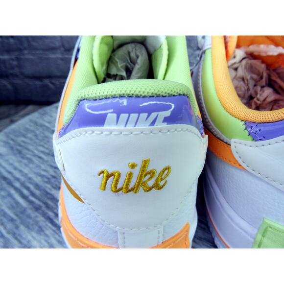 Nike Air Force 1 AF1 Shadow White/White-Peach Cream Women 11 Men 9.5 New In Box